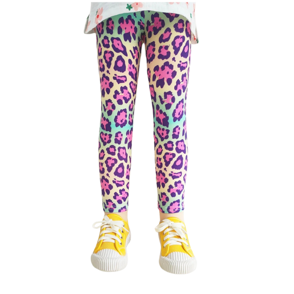 2-11 Years-Print  Girl Leggings Spring