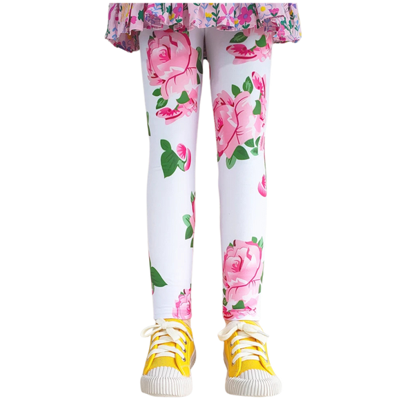 2-11 Years-Print  Girl Leggings Spring