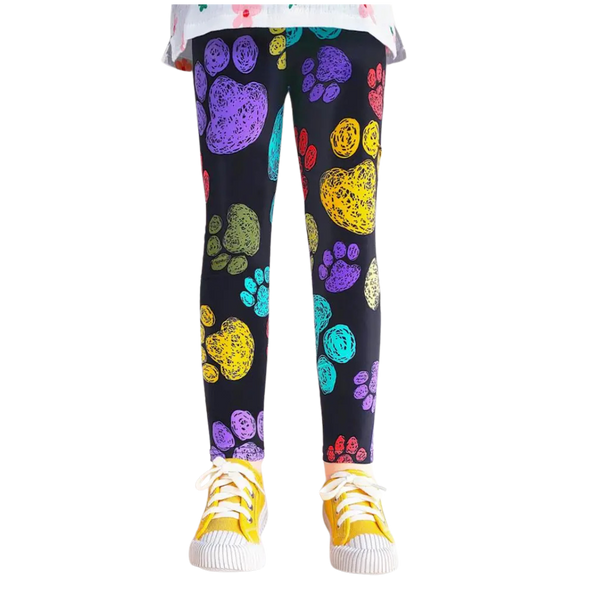 2-11 Years-Print  Girl Leggings Spring