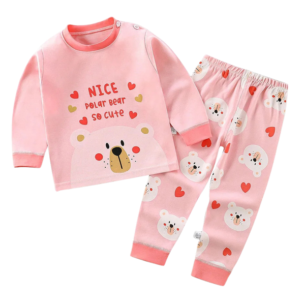 1-8Y Kids Cotton Pajama Set