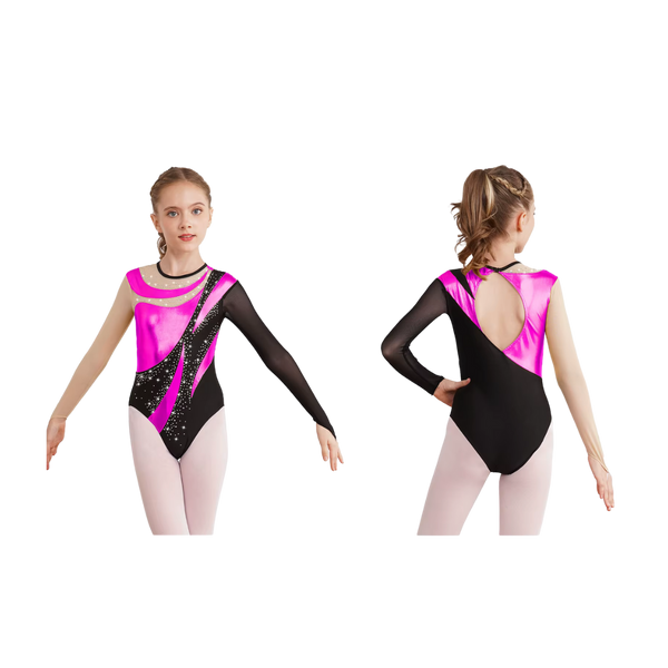 5-12Y Girls Gymnastics Leotard