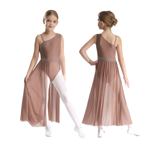 4-12Y Girls Ballet Dance Dress