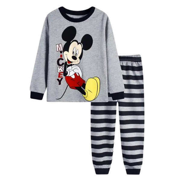 2-8Y COTTON Kids Mickey Pajama Set