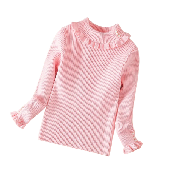 4-12 Y Turtleneck Knit Sweater
