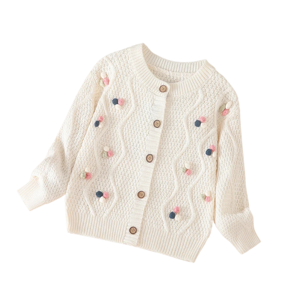 2-8 Y Girls Knit Cardigan