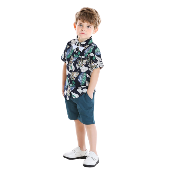 3-12 Y hawaii tropical Boys  Shirt