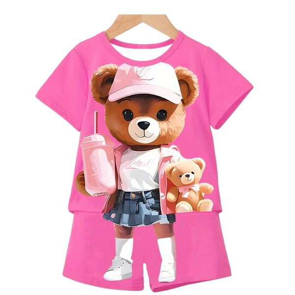 Bear Print Summer Set
