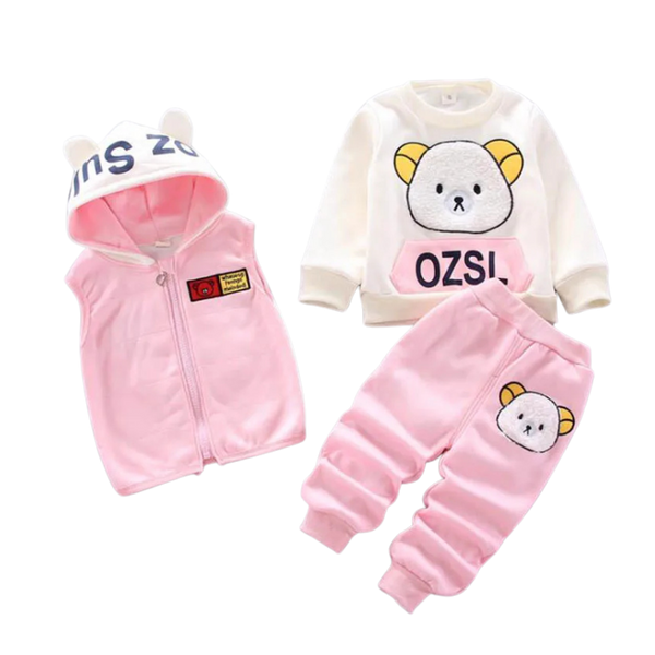 Fleece Hooded Kids Set