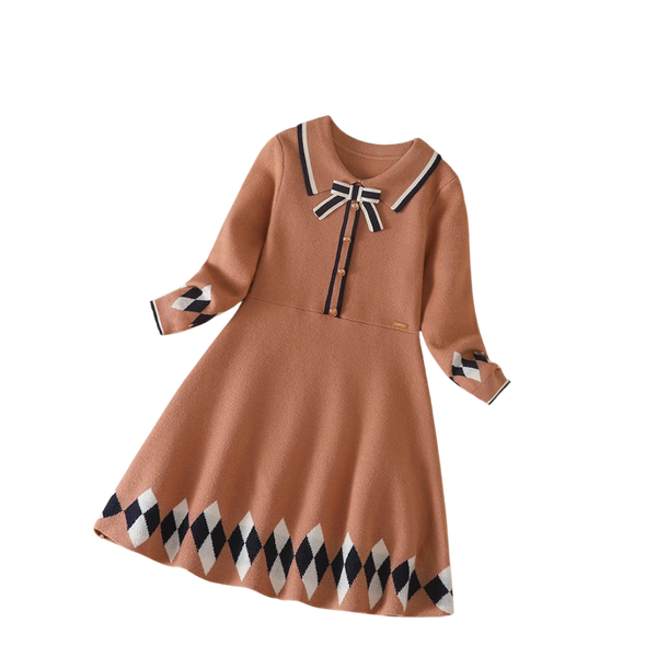 Kids Warm Princess Sweater Dress