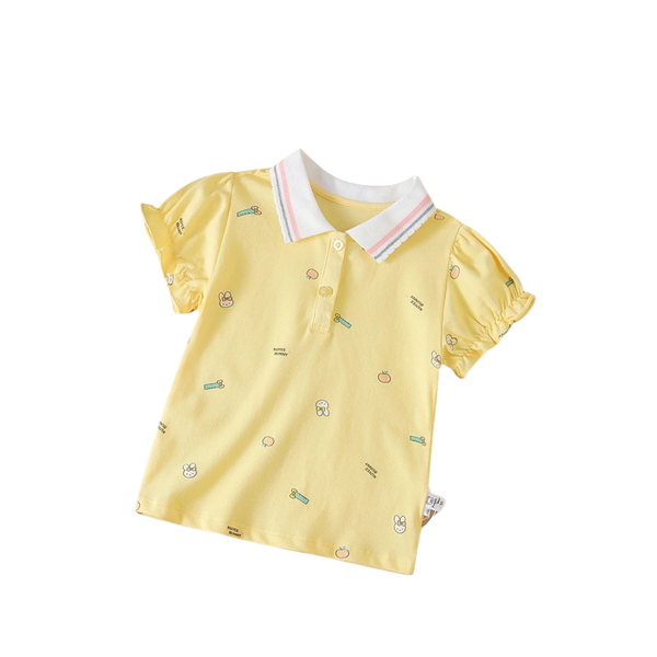 Girls Cotton Polo Shirt