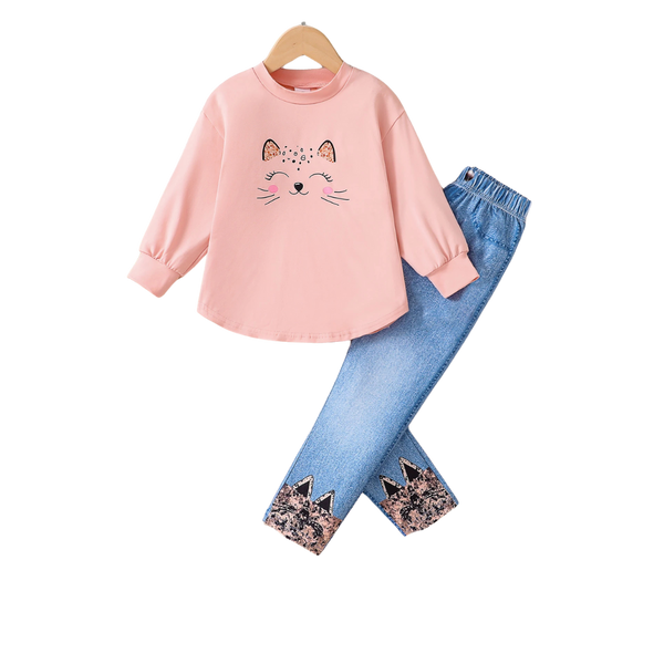 4–7 Years | 2025 Cute Casual Outfit for Girls
