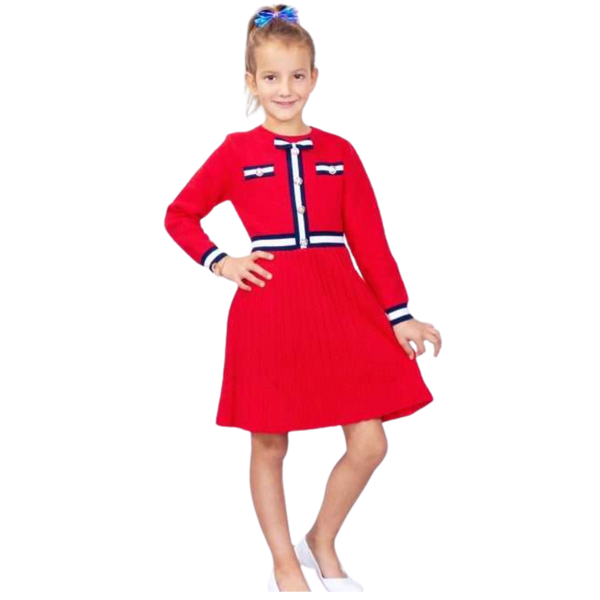 Girls Princess Knit  Dress
