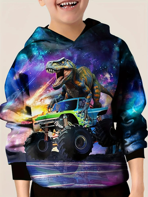 Dinosaur Print Kids Hoodie